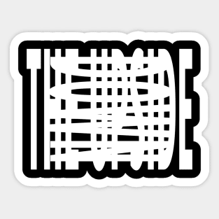 upside down (optical illusion) Sticker